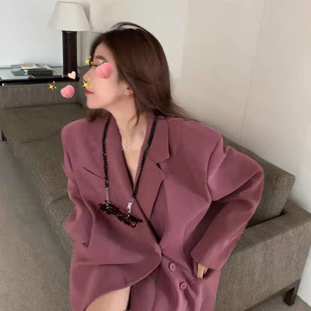 Stylish Mauve Blazer
